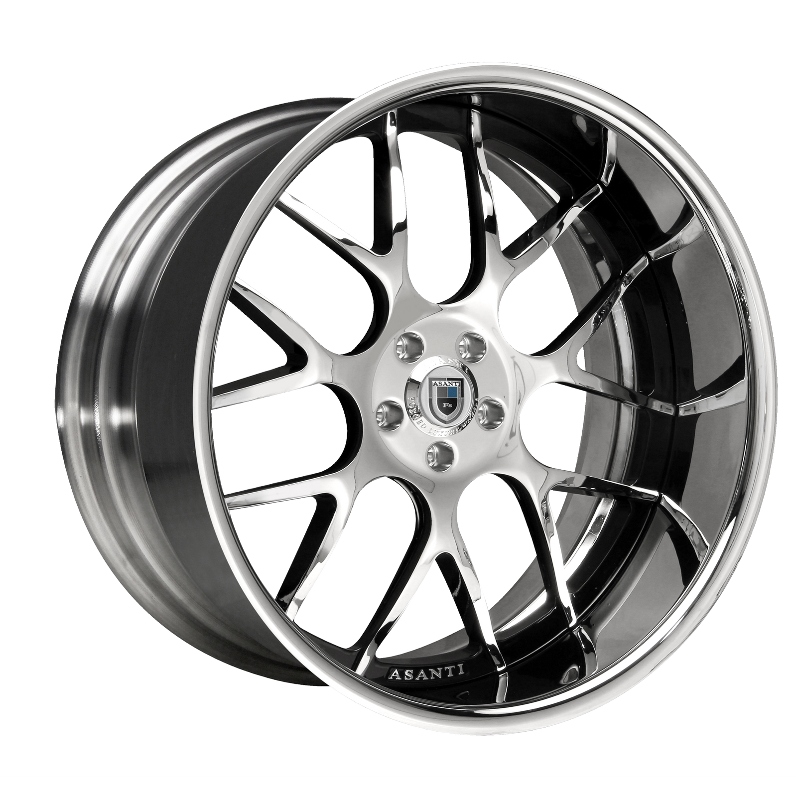 Asanti - AF174 2PC 22X10 5X112 +30 G-black