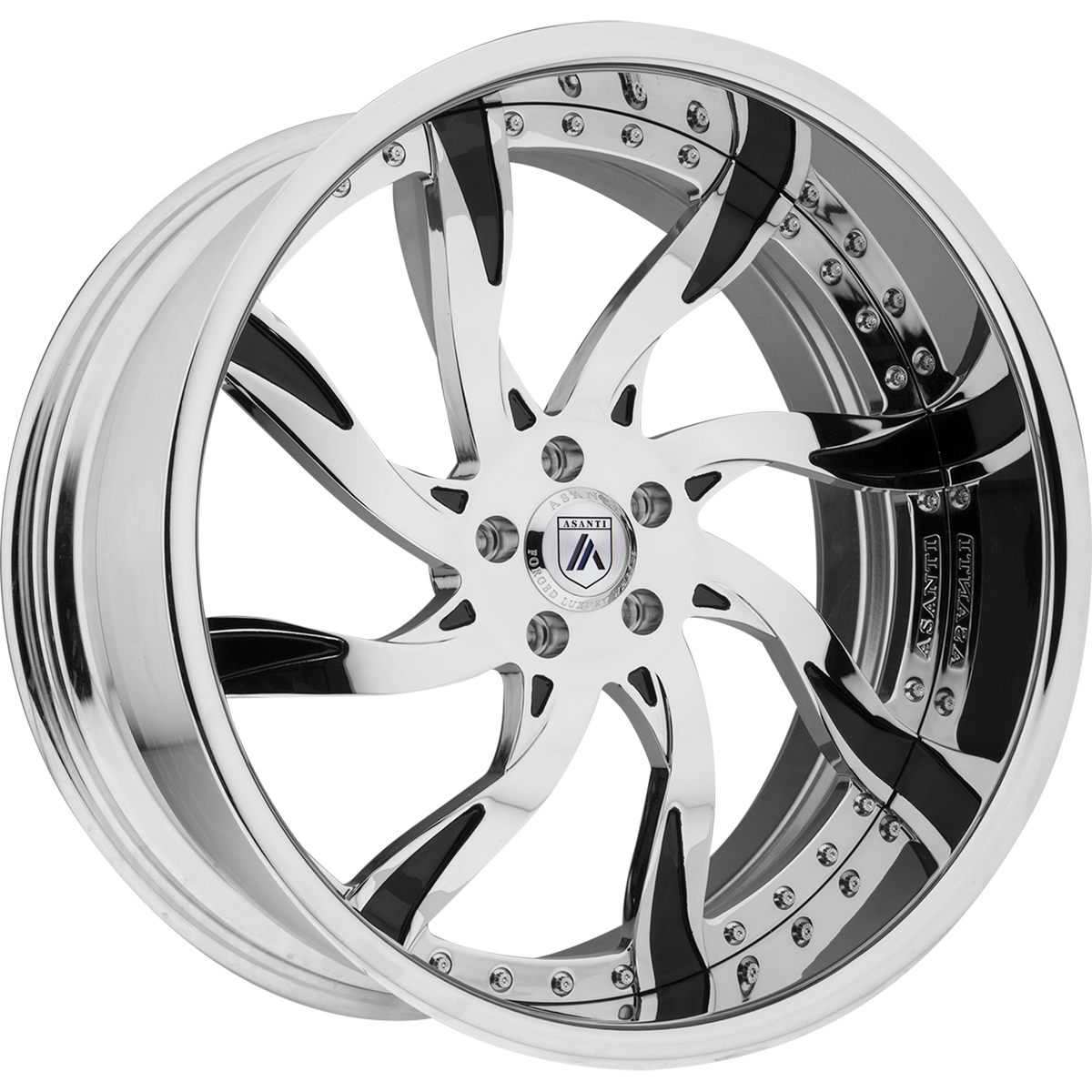 Asanti - AF841 Mono 24X10 5X4.75 -6 Brushed Right