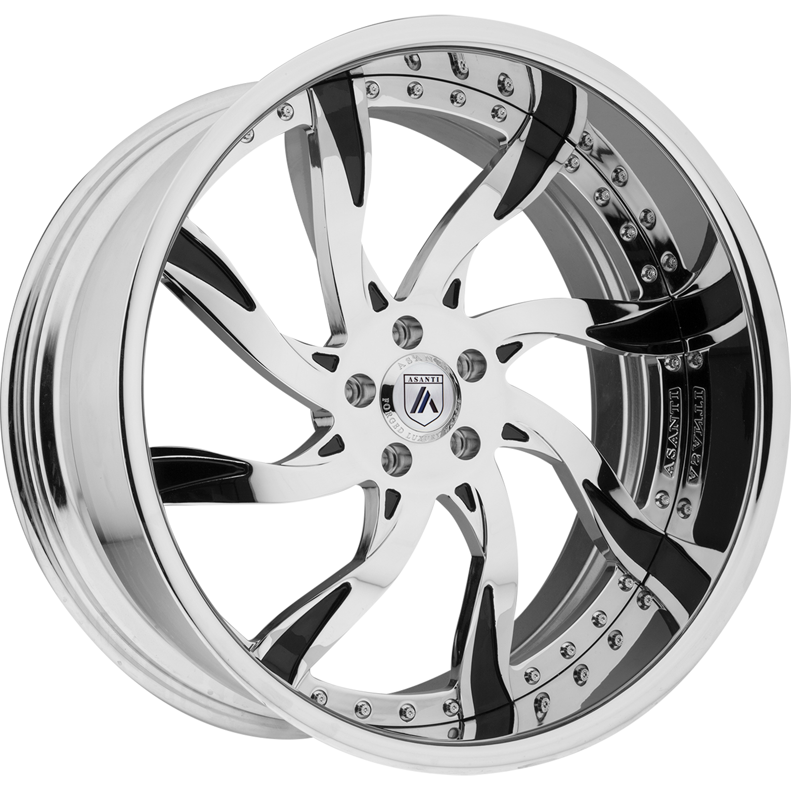 Asanti - AF841 Mono 24X9 5X4.75 +5 Brushed Right