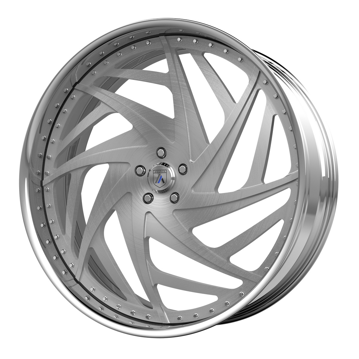 Asanti - AF863 2PC 26X10 5X127 +3 Brushed Left