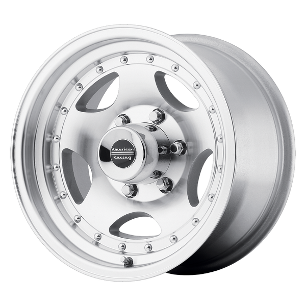American Racing Ar23 15X8 5X127 -19MM Machined W/ Clear Coat