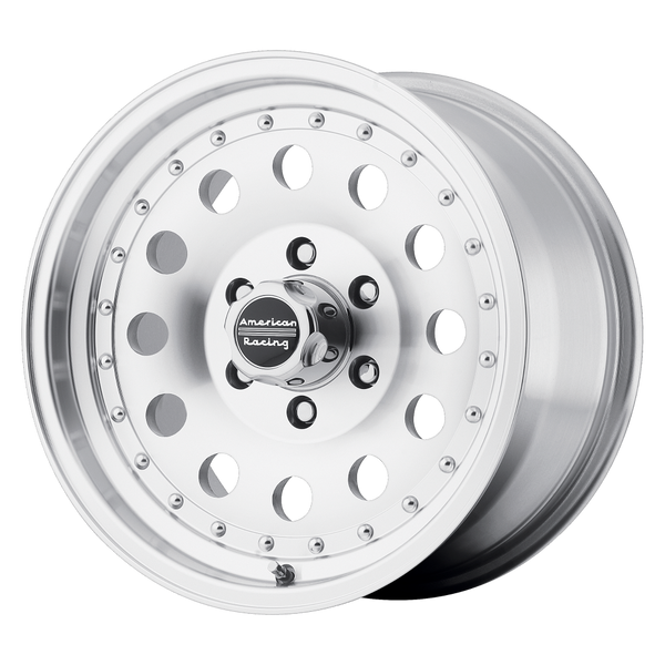 American Racing Ar62 Outlaw Ii 15X8 5X114.3 -19MM Machined W/ Clear Coat