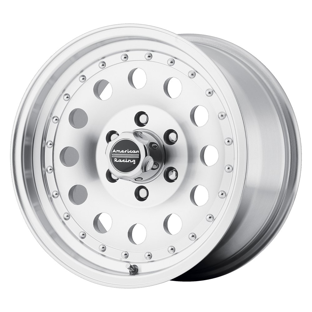 American Racing Ar62 Outlaw Ii 14X7 4X108 +0MM Machined W/ Clear Coat