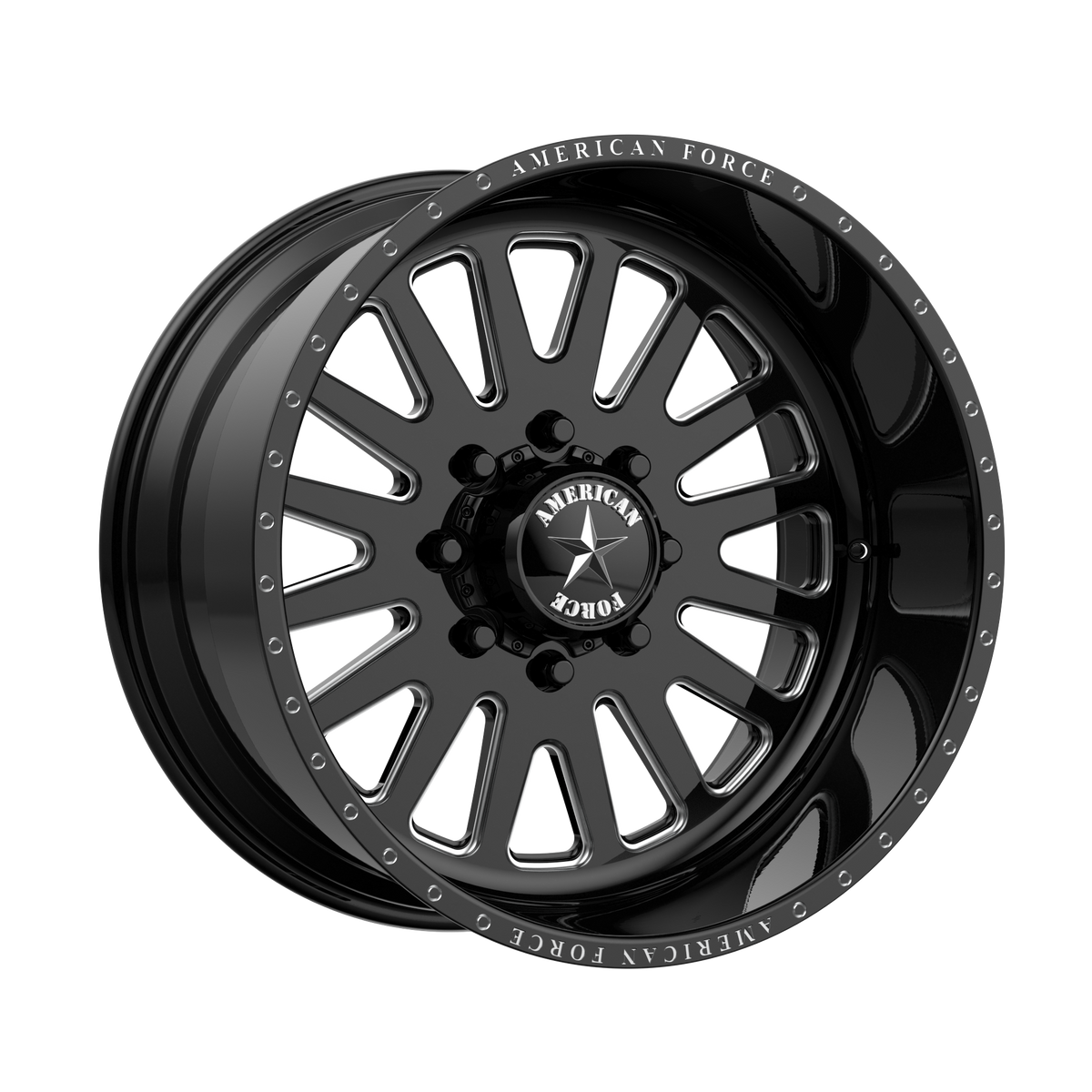 American Force - Atom SS 24X14 8X170 -73 Black