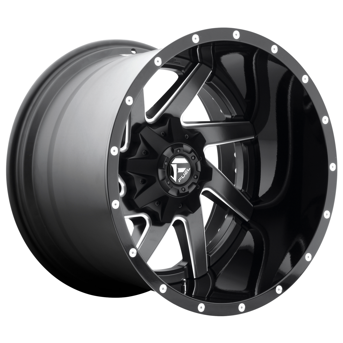 Fuel Off-Road Aluminum Wheels 24X12 Renegade D265 Matte Black Milled