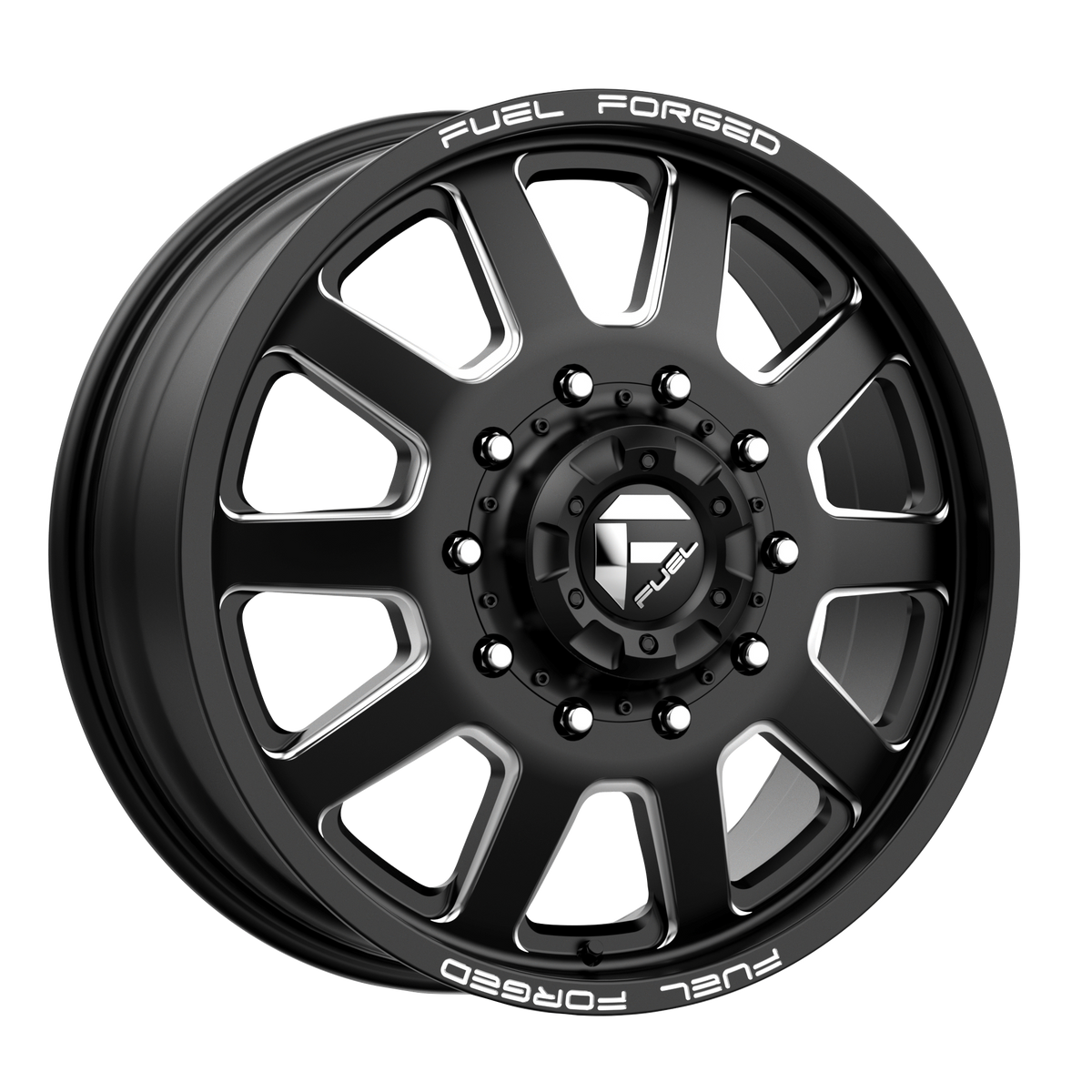 Fuel Off-Road D009 22X8.25 Matte Black Milled 8x200 -202mm