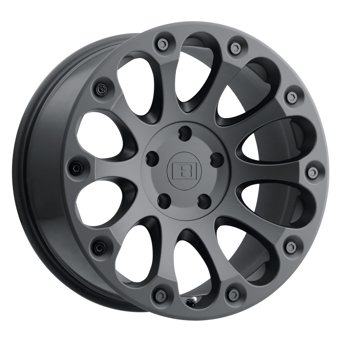 Level 8 - LE Impact 15X8 5X127 -24 71 M-blk