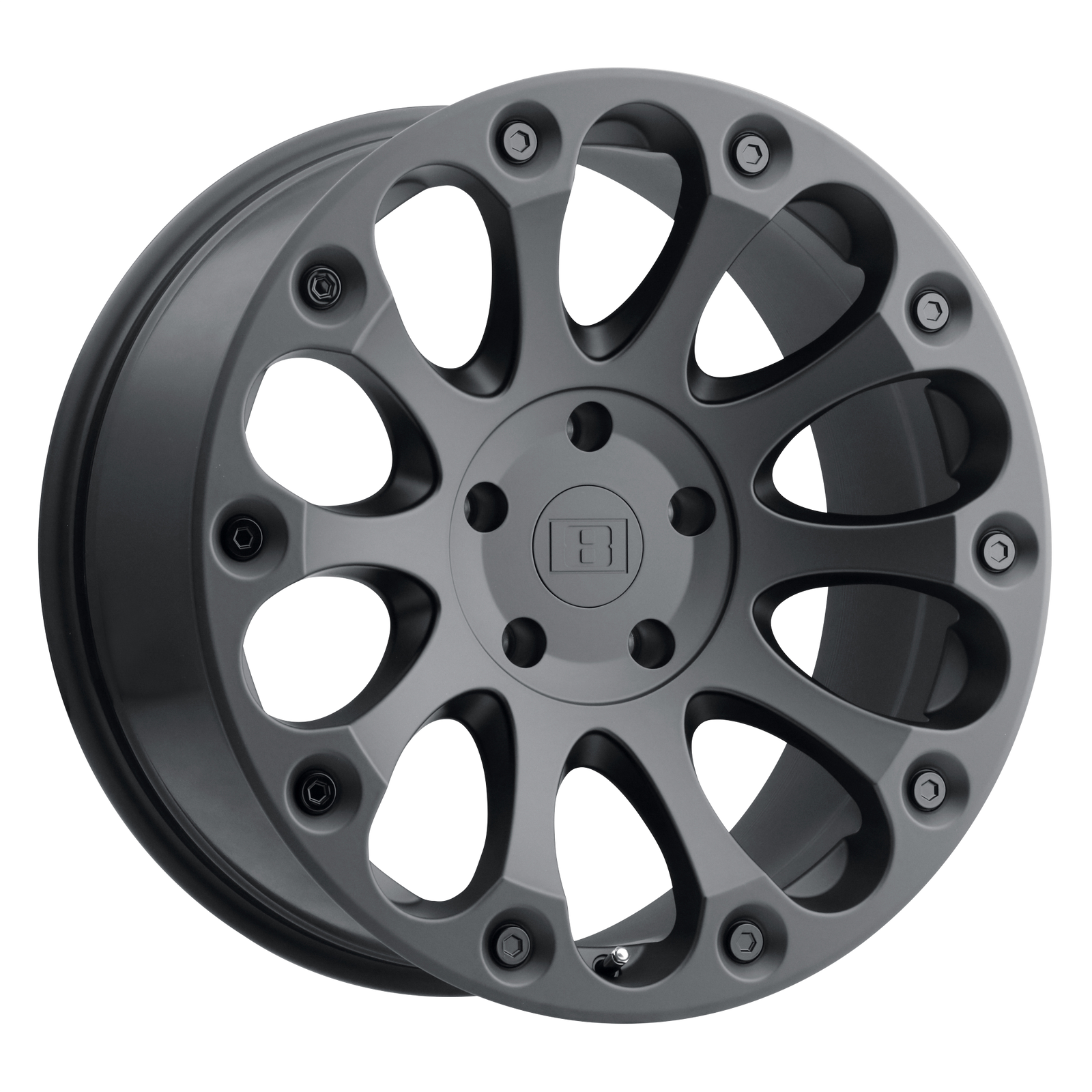 Level 8 - LE Impact 15X8 5X127 -24 71 M-blk