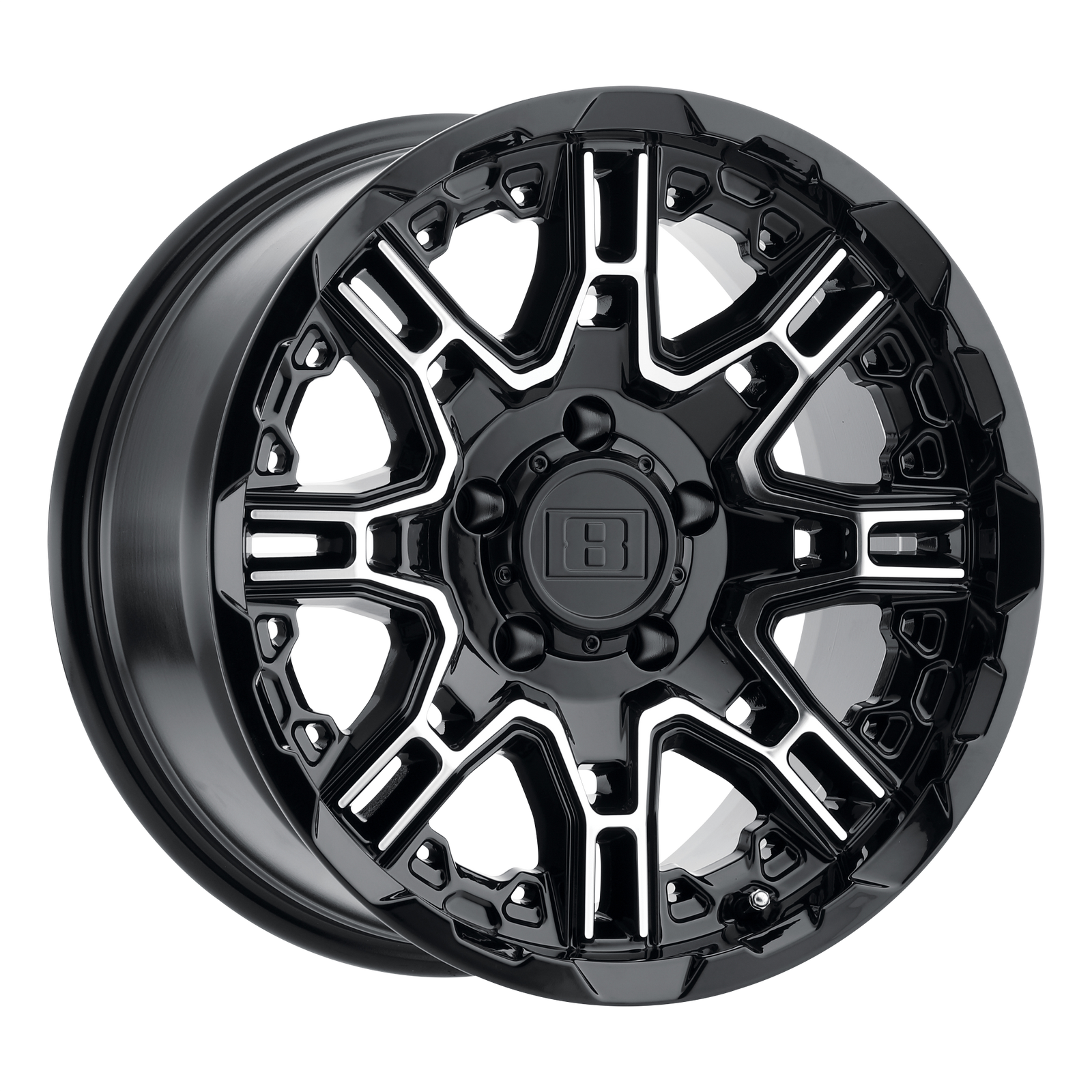 Level 8 - LE Slin 22X11.5 5X127 -44 71 G-bk MC