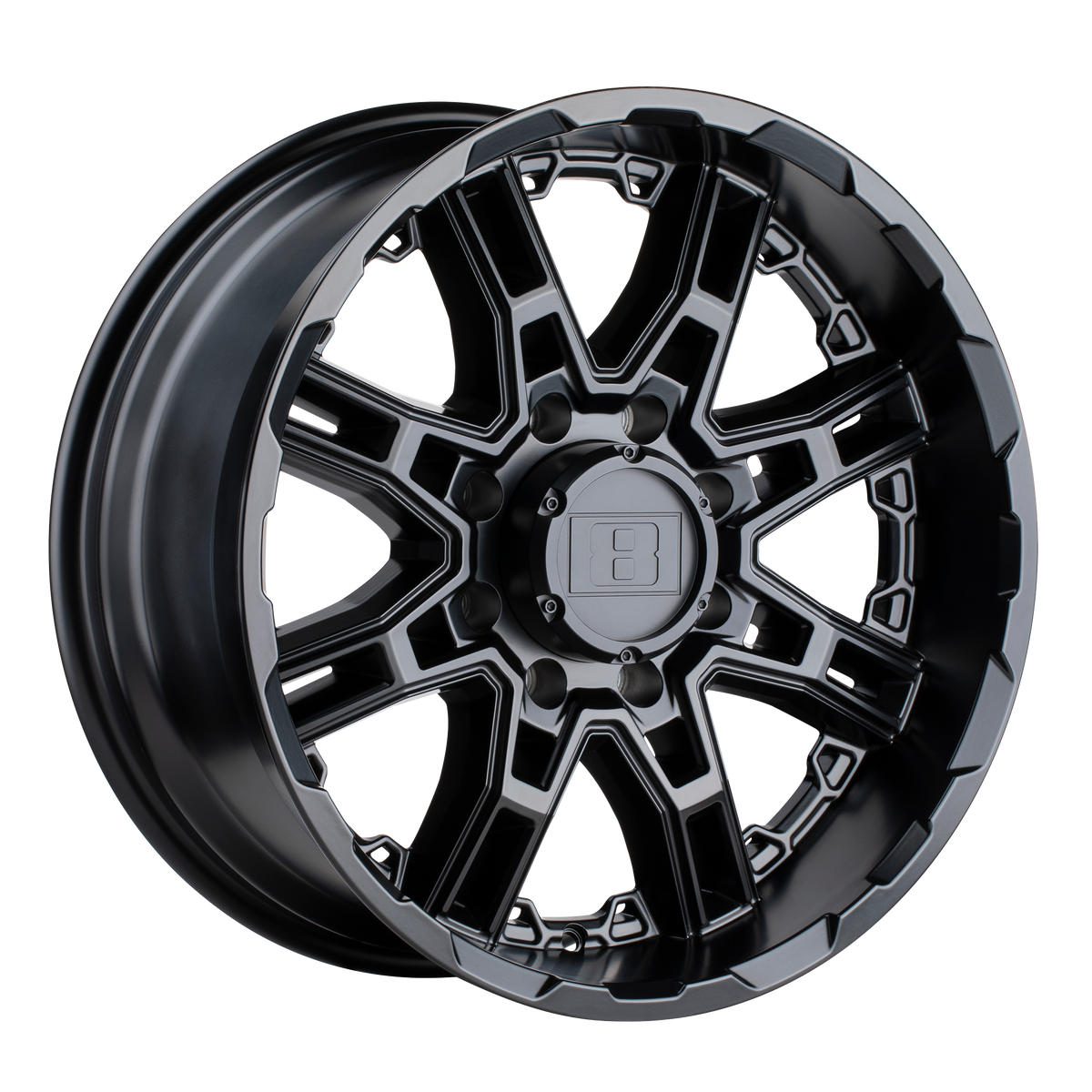 Level 8 - LE Slingshot 16X8.5 6X135 +10 87 M-blk