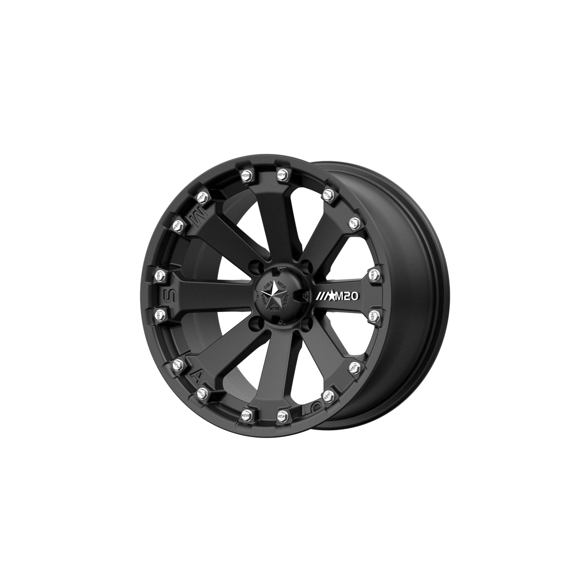 MSA Offroad Wheels M20 Kore Utv 14X7 4X115 +0MM Matte Black