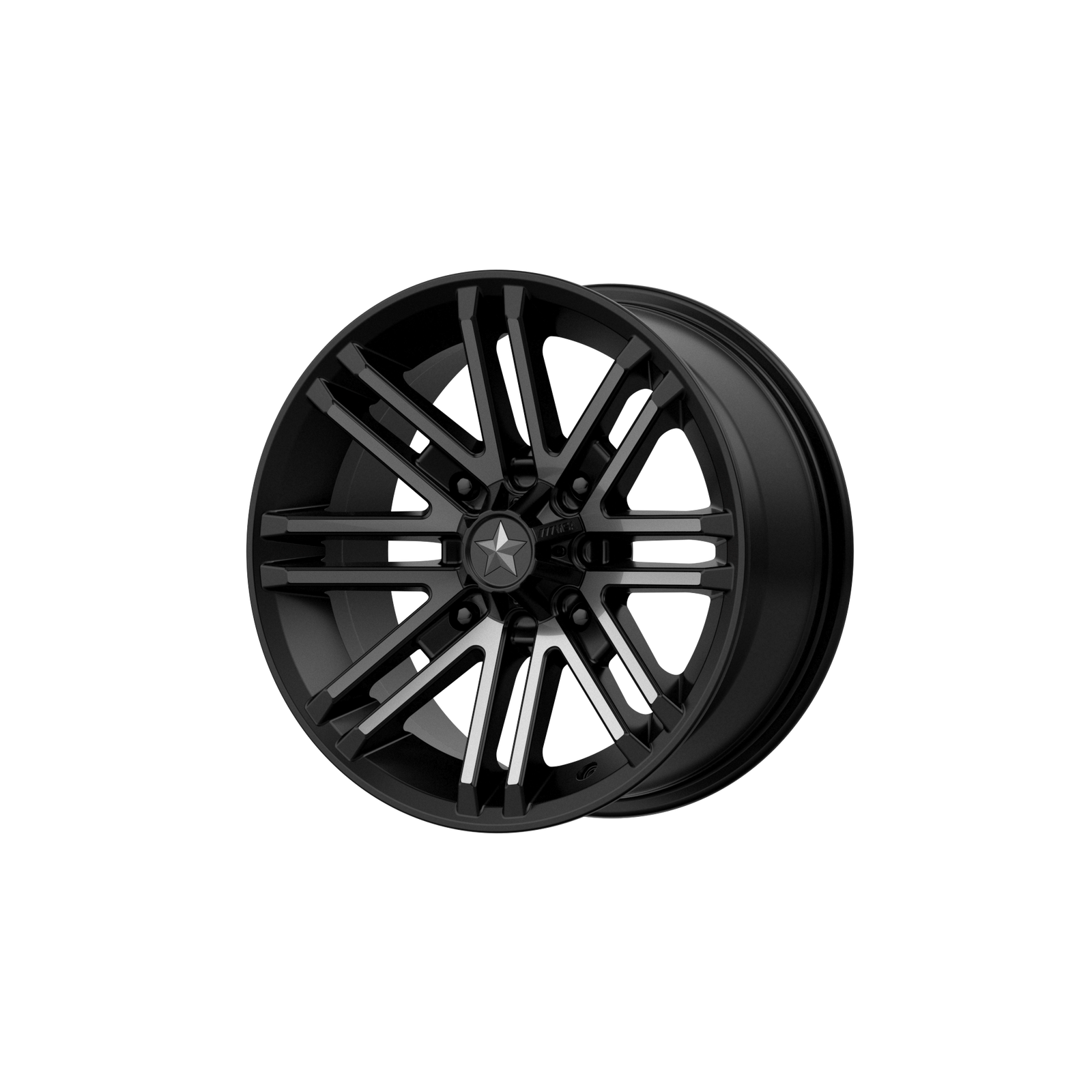 MSA Offroad Wheels M40 Rogue Utv 16X7 4X137 +10MM Satin Black W/ Titanium Tint