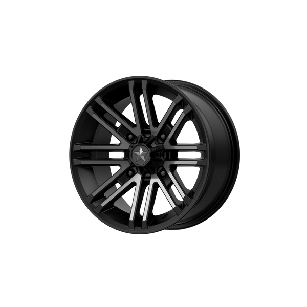 MSA Offroad Wheels M40 Rogue Utv 14X7 4X110 +10MM Satin Black W/ Titanium Tint