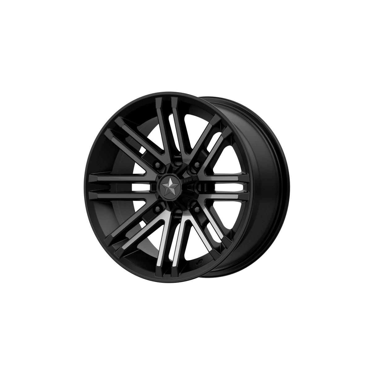 MSA Offroad Wheels M40 Rogue Utv 16X7 4X156 +10MM Satin Black W/ Titanium Tint