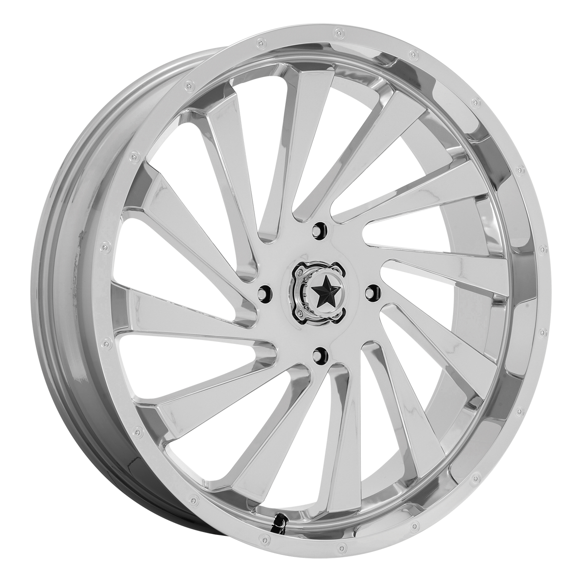 MSA Offroad Wheels M46 Blade Utv 22X7 4X137 +0MM Chrome