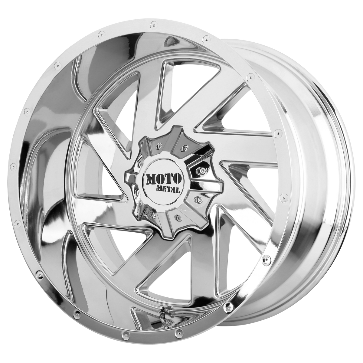 Moto Metal Mo988 Melee 20X9 5X127/5X139.7/5X139 +18MM Chrome