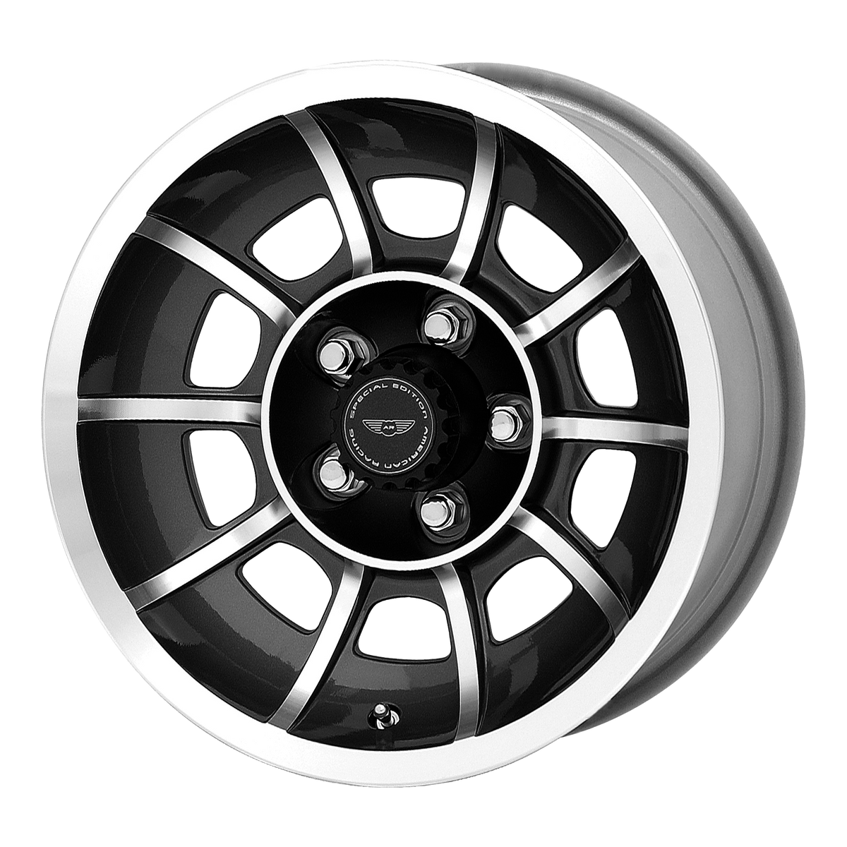 American Racing - VN47 15X8.5 5X4.5 Blk/mch 5.0BS