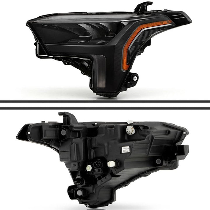 Xtune 22+ Toyota Tundra Black Housing Full LED Headlight - OE Black Set (HD-JH-TTU22-LED-AM-BK) - 9956836