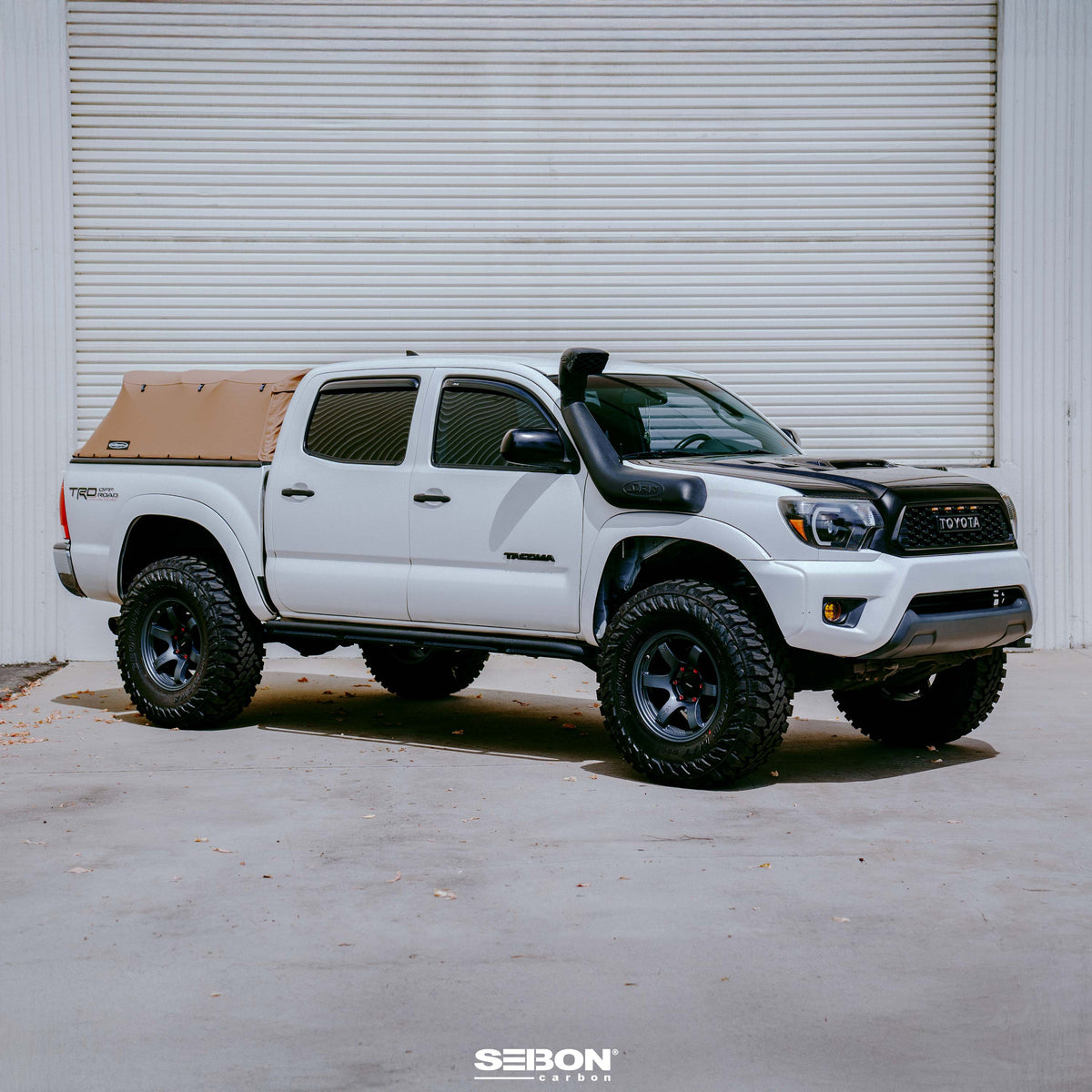 Seibon 12-15 Toyota Tacoma TS-Style Carbon Fiber Hood - HD12TYTA-TS