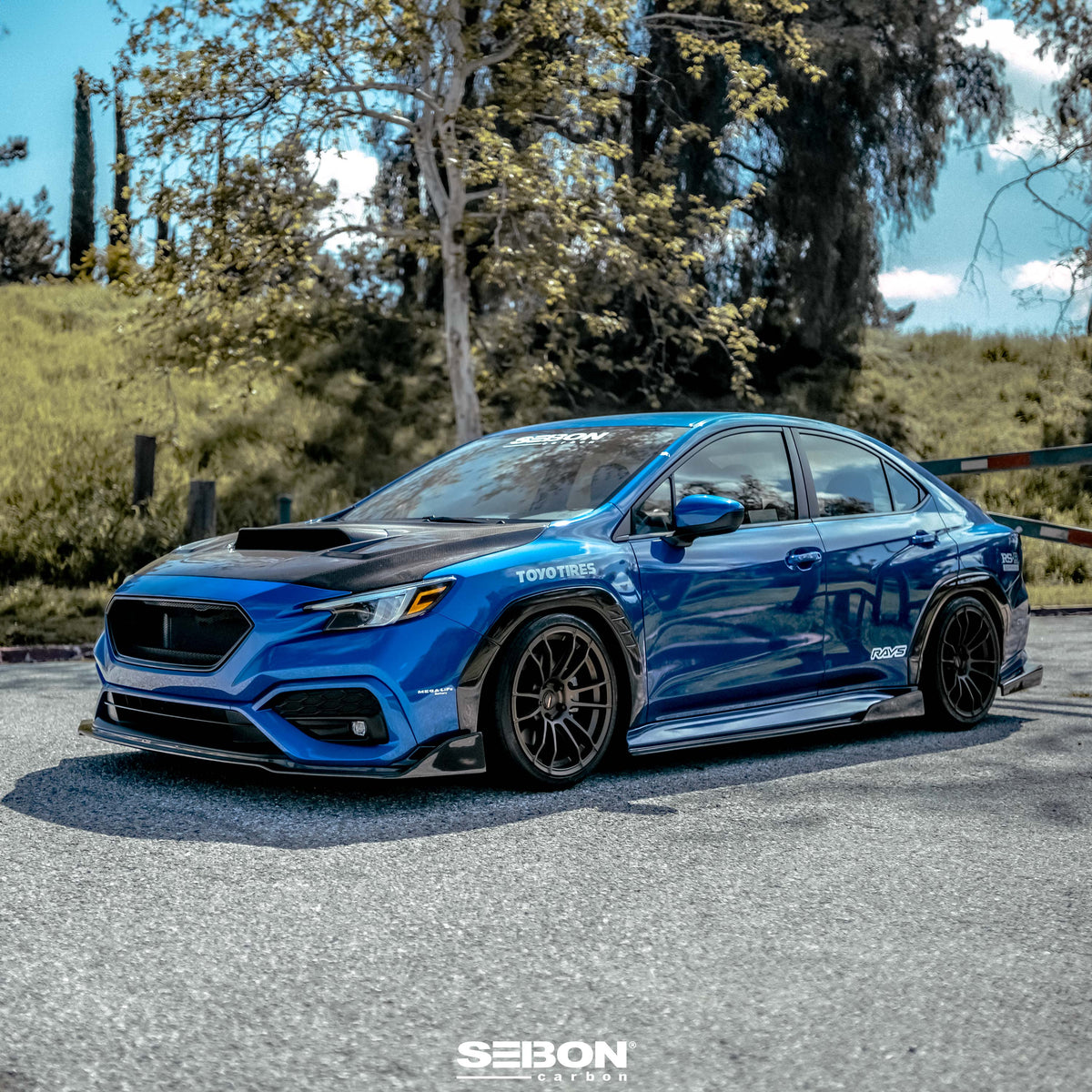 Seibon 2022+ Subaru WRX VS-Style Carbon Fiber Hood - HD22SBIMP-VS