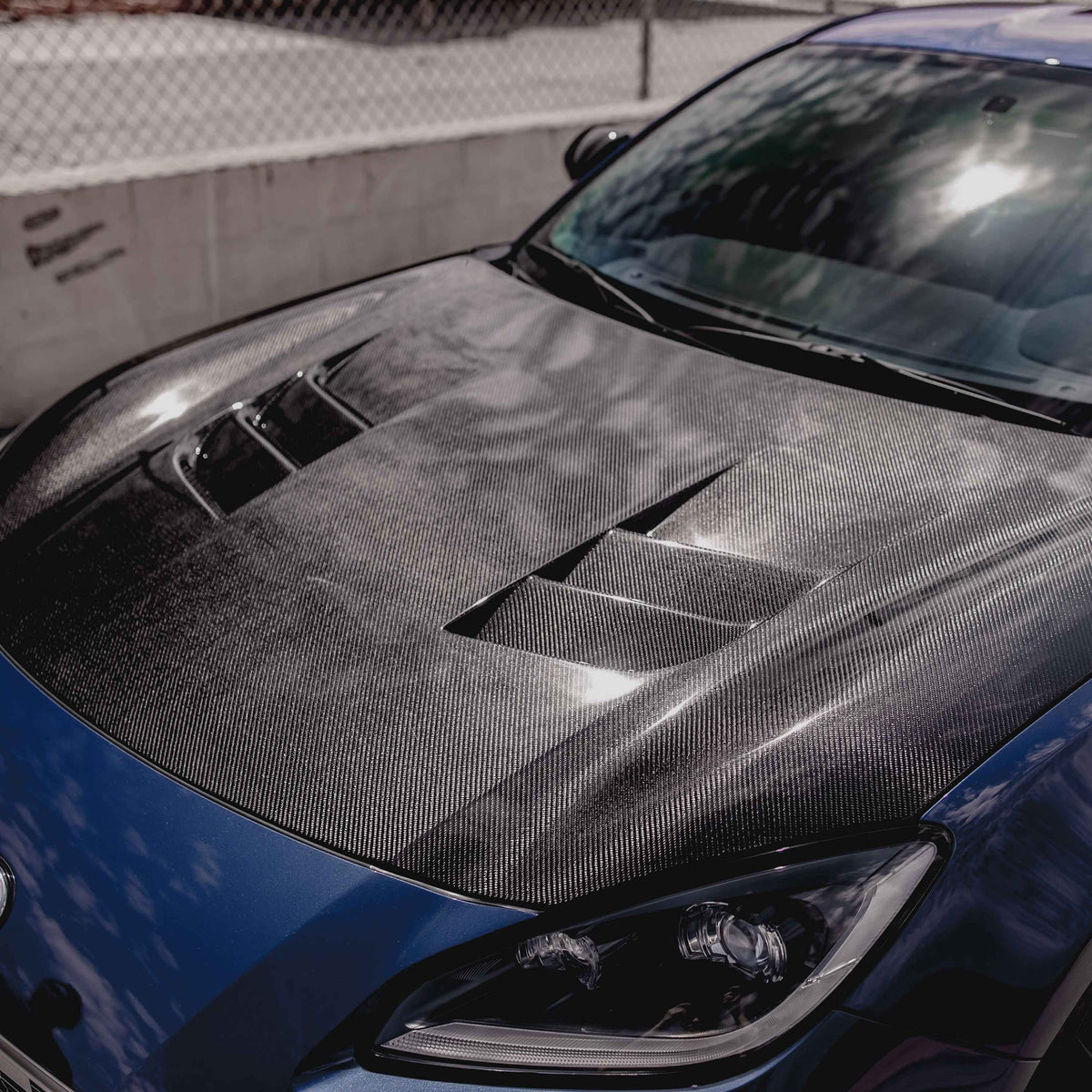 Seibon 2022 Toyota GR86/Subaru BRZ TS-Style Carbon Fiber Hood - HD22TY86-TS