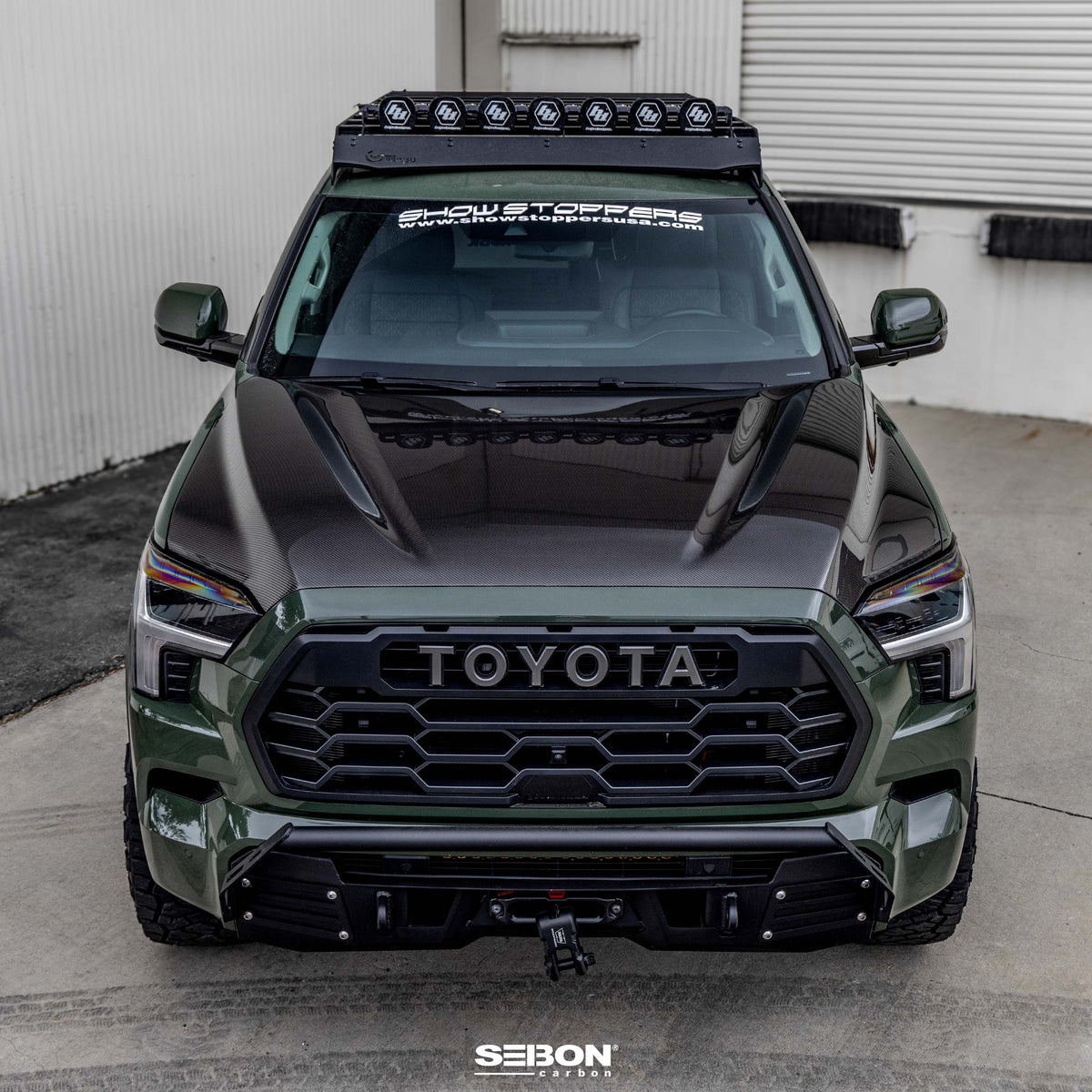 Seibon 22-23 Toyota Tundra OE Style Carbon Fiber Hood - HD23TYTU-OE