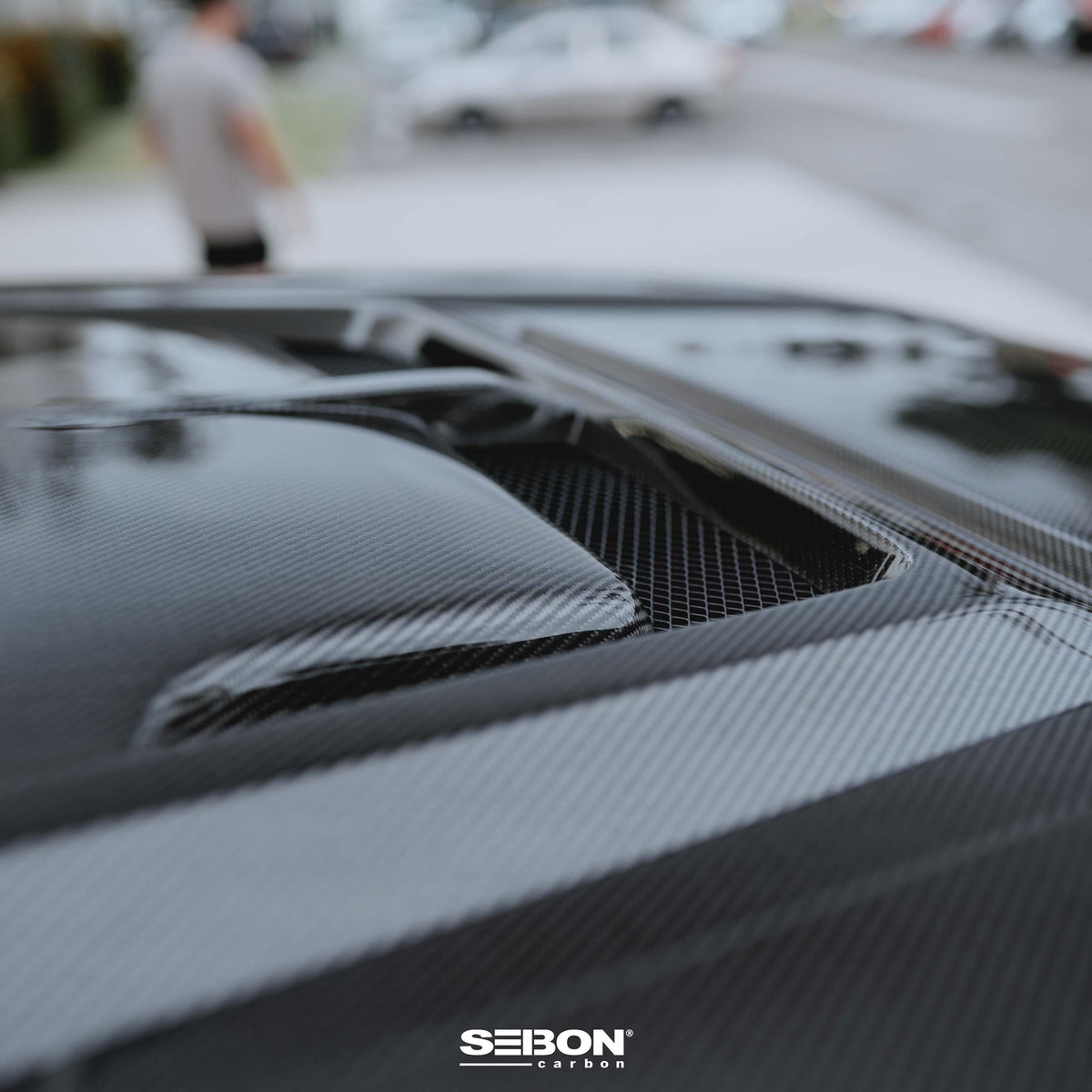 Seibon 22-24 Toyota Tundra / 23-24 Toyota Sequoia RR-Style Carbon Fiber Hood - HD23TYTU-RR