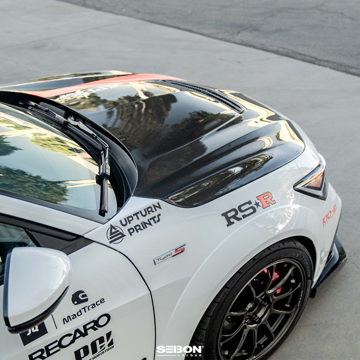 Seibon 24-25 Acura Integra Type-S OE-Style Double Sided Carbon Fiber Hood - HD24ACINS-OE-DS