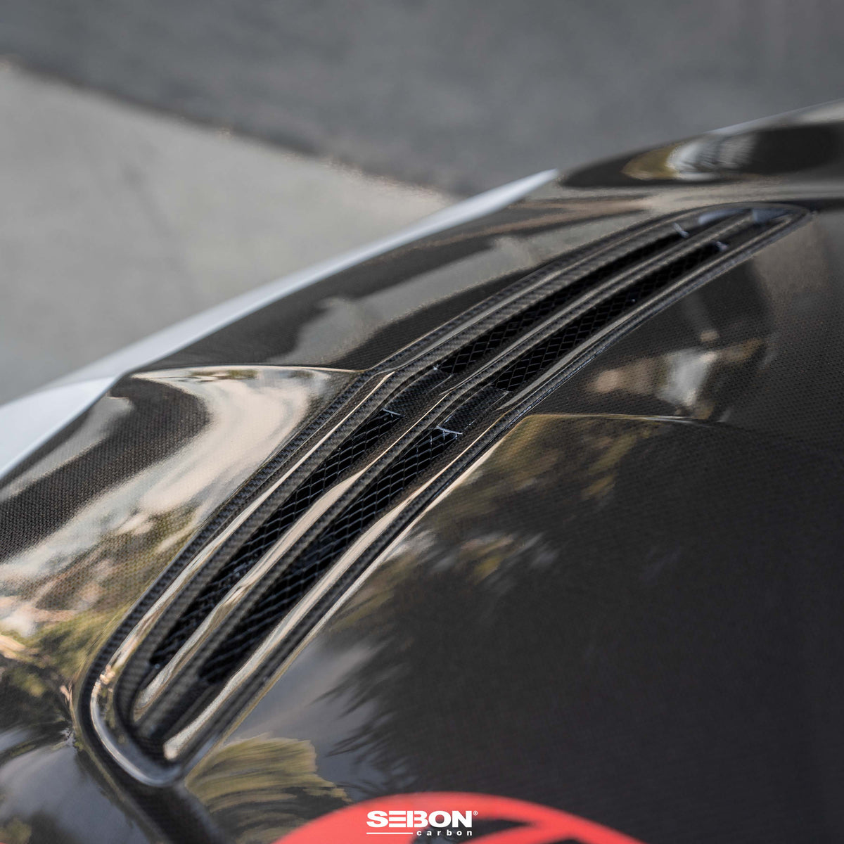 Seibon 2024 Acura Integra Carbon Fiber Hood Scoop - HDS24ACINS