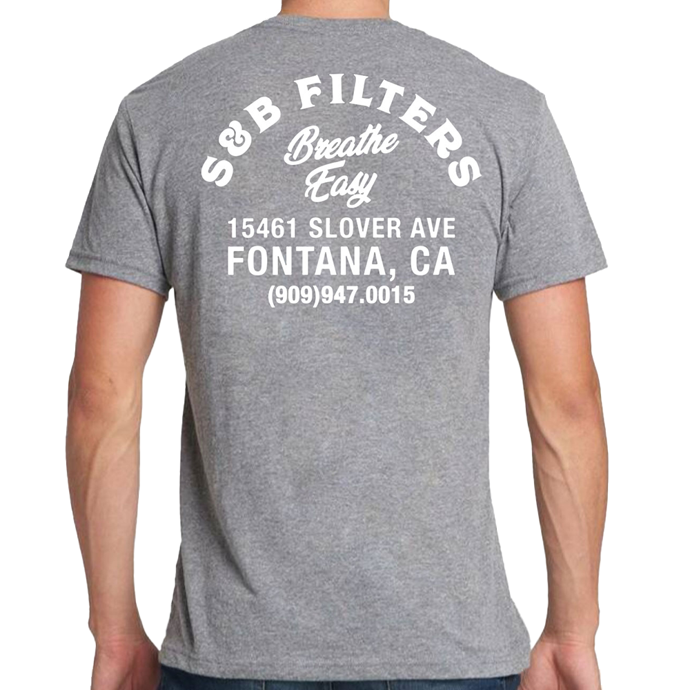 S&amp;B Shop Shirt - Gray/White - AM0608-00-S