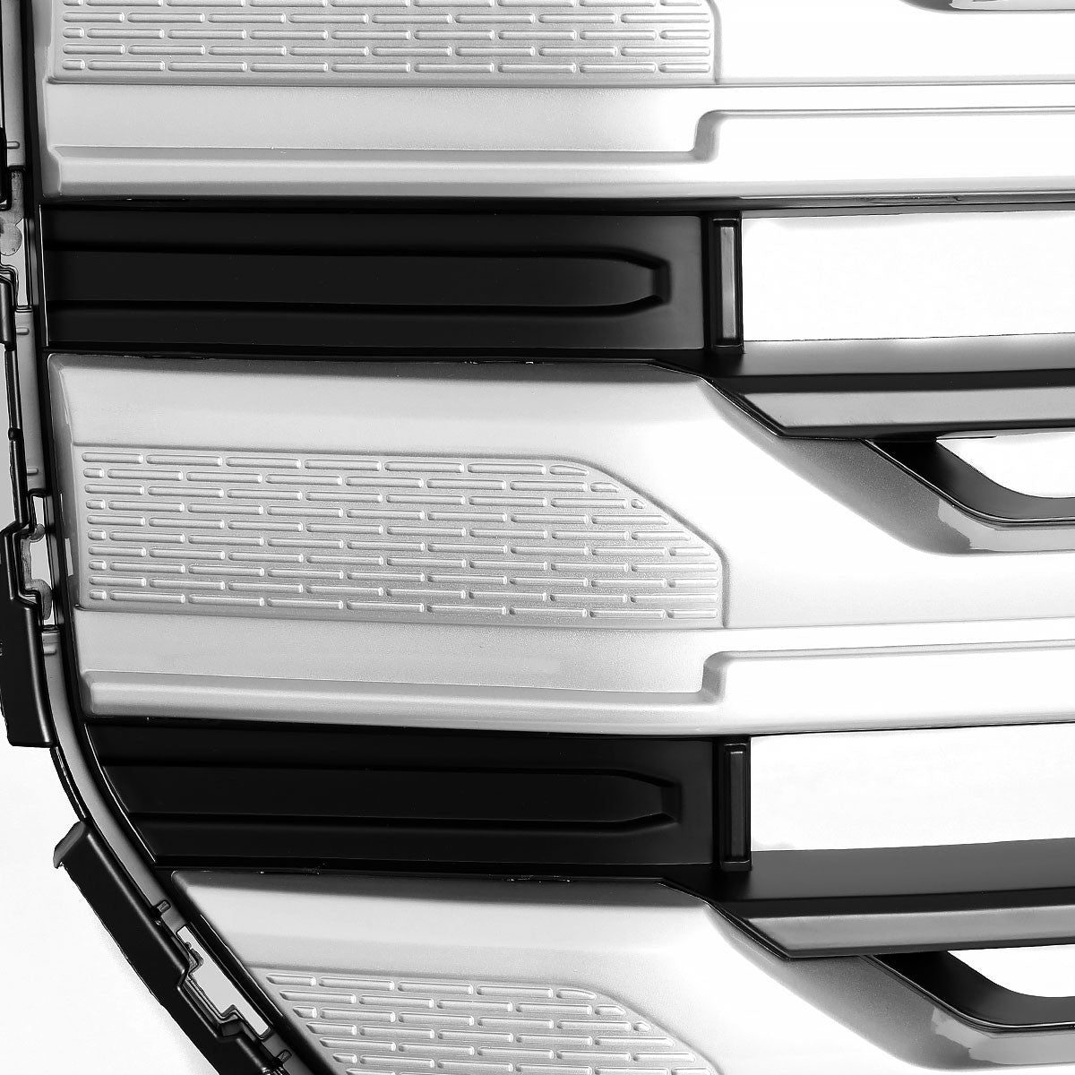 Spec-D Tuning - 2022-2025 GMC Sierra 1500 Chrome SLE Style Mesh Front Upper Hood Grille - HG-GMC2215C-JB