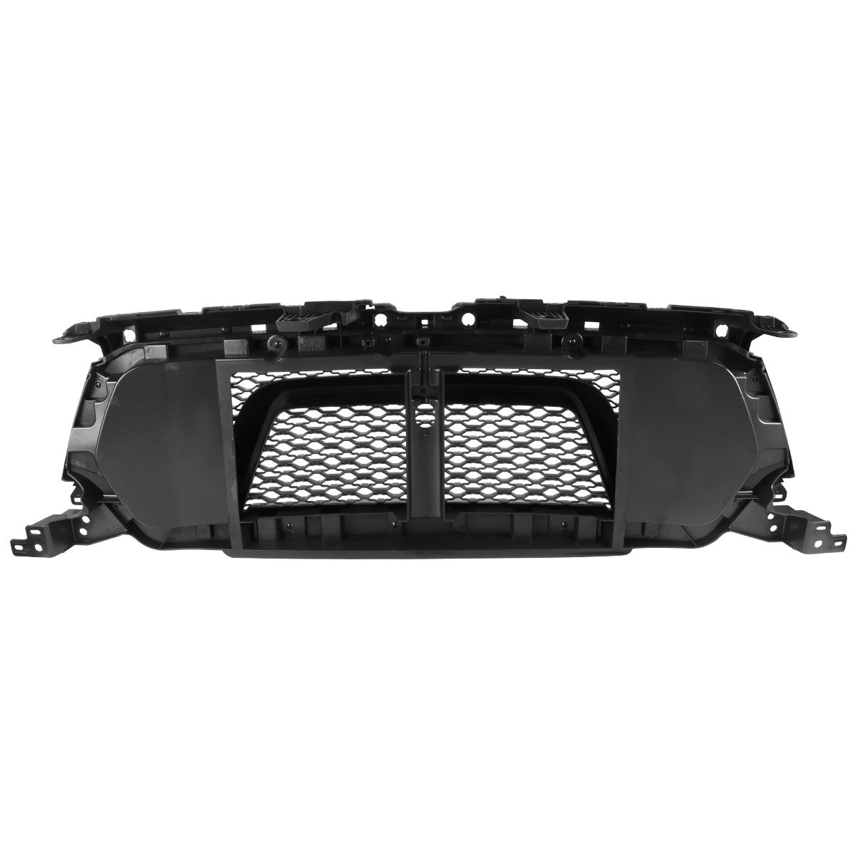 Spec-D Tuning - 2019-2021 Dodge RAM 1500 Matte Black ABS Rebel Style Honeycomb Mesh Grille - HG-RAM1915BB-RB-GL