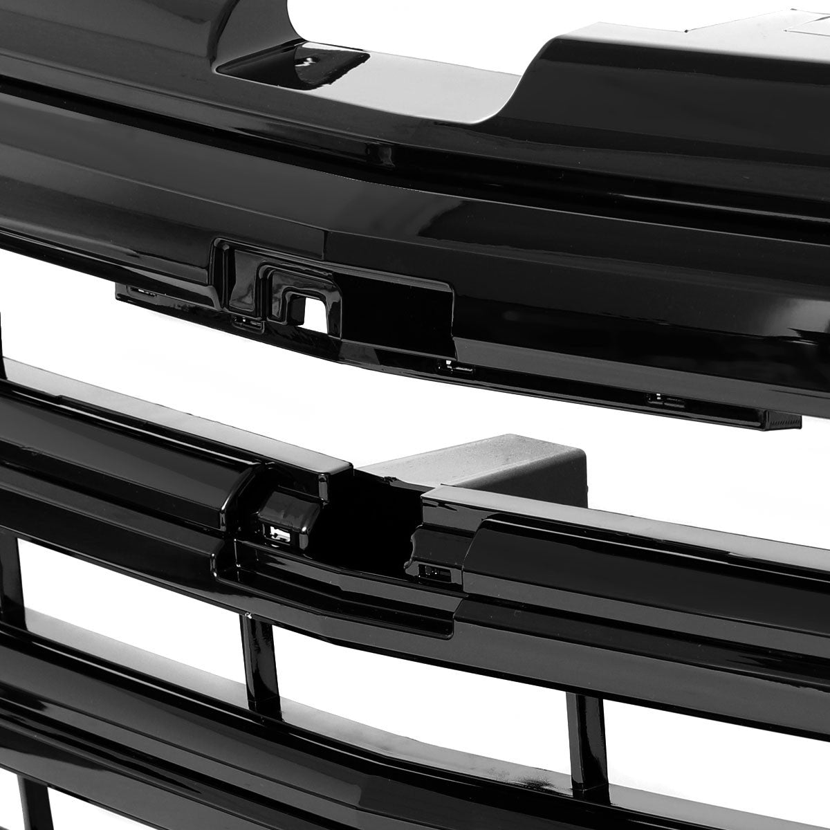 Spec-D Tuning - 2022-2026 Chevrolet Silverado 1500 High Country Black Mesh Front Upper Hood Grille - HG-SIV2215HCJM-JB