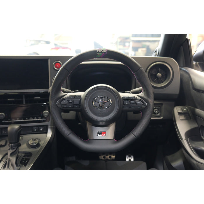 HKS GR Corolla GXPA16/GZEA14H Replacement Steering Wheel - 51999-AT005 for 2023-2025 Toyota GR Corolla - front view