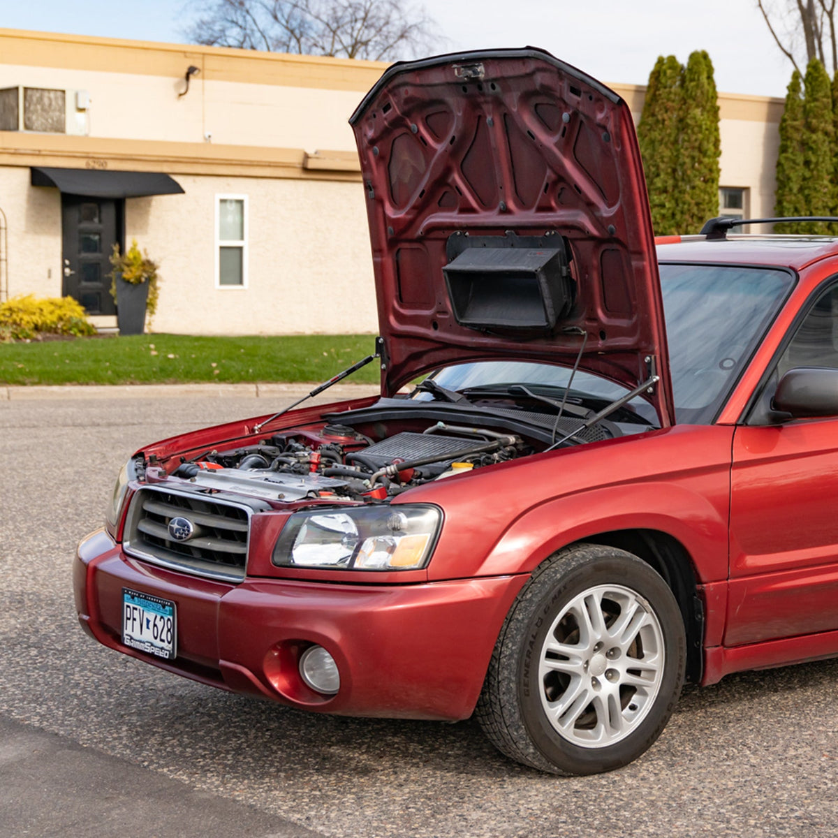 GrimmSpeed 03-08 Subaru Forester Hood Struts - GRM097025