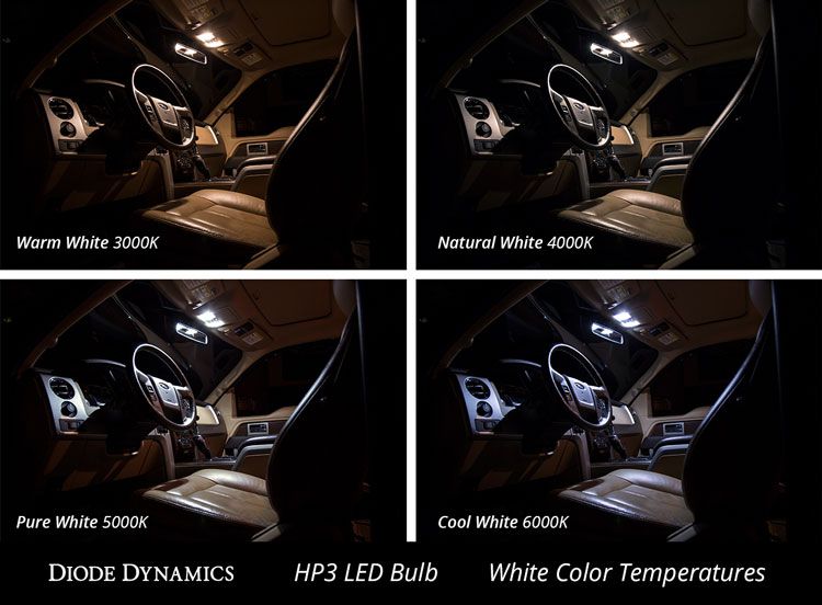 Diode Dynamics 194 LED Bulb HP3 LED Pure - White (Single) - DD0022S