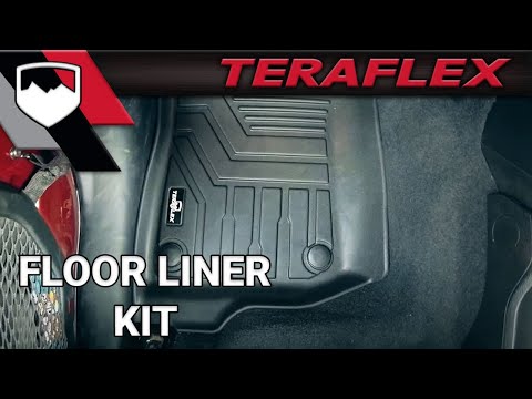 Teraflex Jl4 Floor Liner Kit - Front & Rear