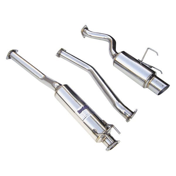 Invidia 02+ Honda Civic Si 3 Door (101mm tip) Cat- Back Exhaust - HS02HC3GTP for 2002-2005 Honda Civic
