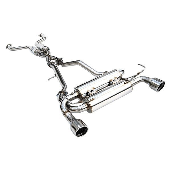 Invidia 02-08 Nissan 350z Gemini Rolled Stainless Steel Tip Cat-back Exhaust