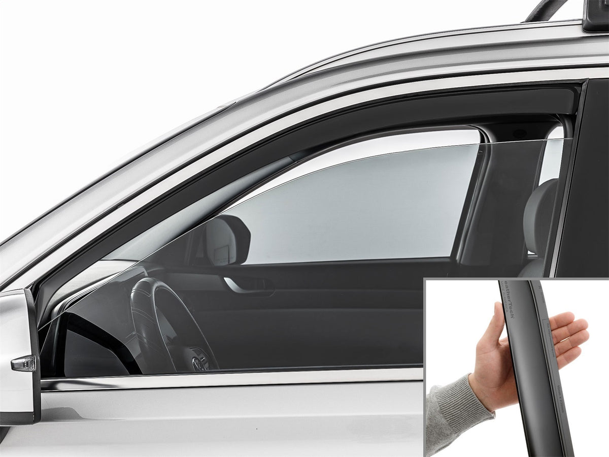 Weathertech - Side Window Deflector - Front Matte Black Tint - 80972IMB