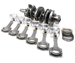 Brian Crower Nissan VQ35DE Stroker Kit - 86.4mm Stroke Billet Crank BC625+ Rods (5.675 inch) Custo - BC0225 for 2002-2017 Nis