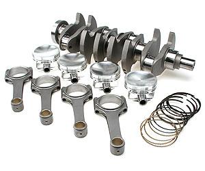 Brian Crower Nissan SR20DE(T) Stroker Kit 91mm Stroke Billet Crank BC625+ Rods (5.366) Custom Piston - BC0208 for 1991-2002 I