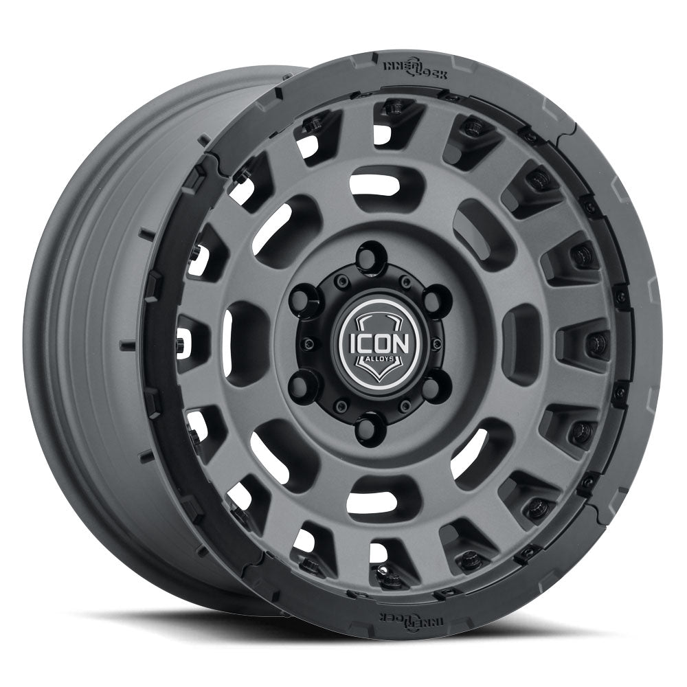 Icon Hammer Pro 17x8.5 / 6x135 / 25MM / 5in BS - Charcoal - 21017856350CH