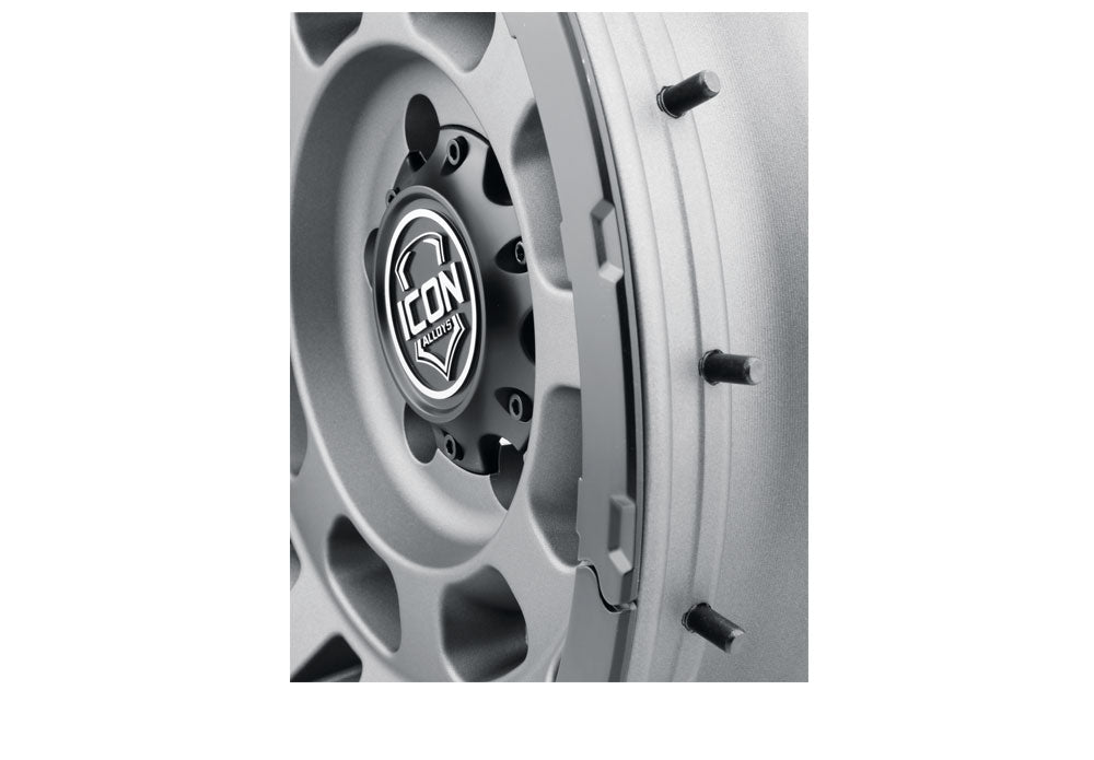 Icon Hammer Pro - 17x8.5 / 5x5 / -6MM / 4.5in BS - Charcoal - 21017857345CH