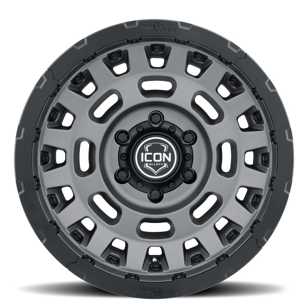 Icon Hammer Pro 17x8.5 / 6x135 / 25MM / 5in BS - Charcoal - 21017856350CH