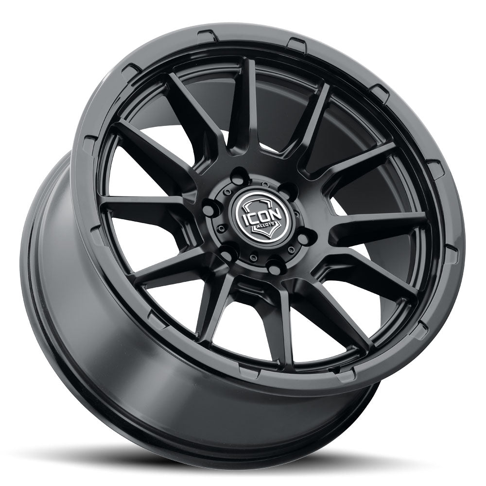 ICON Alloys Cajon 20x9 / 5x150 / 16mm / 5.625in BS Double Black Wheel - 8320905556DB
