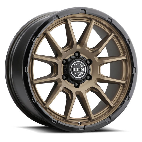 ICON Alloys Cajon 20x9 / 6x135 / 16mm / 5.625in BS Satin Bronze Wheel w/ GB Lip - 8320906356SBGB