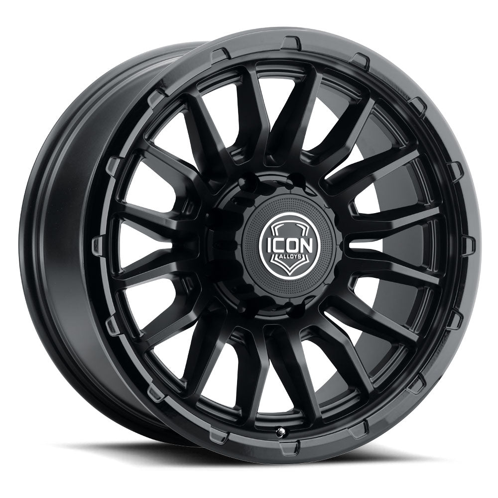 ICON Alloys Cajon 20x9 / 8x6.5 / 12mm / 5.5in BS Double Black Wheel - 8320908055DB