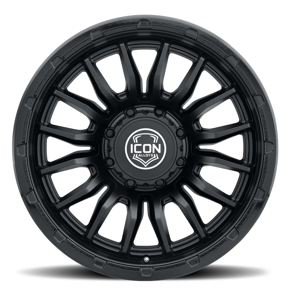 ICON Alloys Cajon 20x9 / 8x6.5 / 12mm / 5.5in BS Double Black Wheel - 8320908055DB