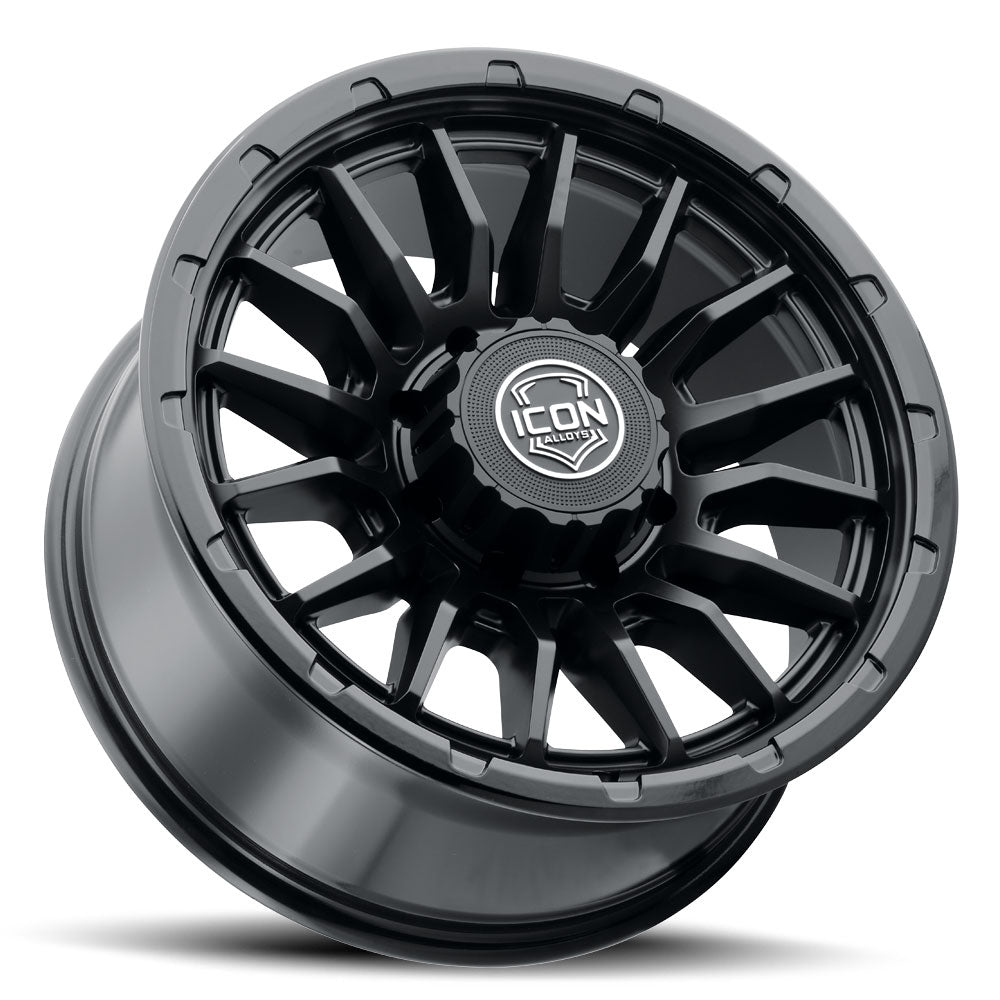 ICON Alloys Cajon 20x9 / 8x180 / 12mm / 5.5in BS Double Black Wheel - 8320908955DB